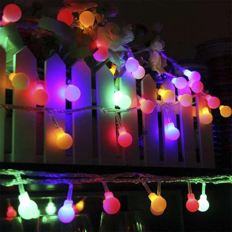 Solar-Powered LED Fairy Lights For Outdoor Decoration – Brighten Your Garden Or Patio