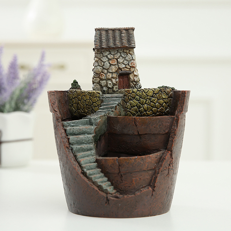 Mini Bonsai Plant Pot – Decorative Succulent Container for Micro Gardens and Landscapes