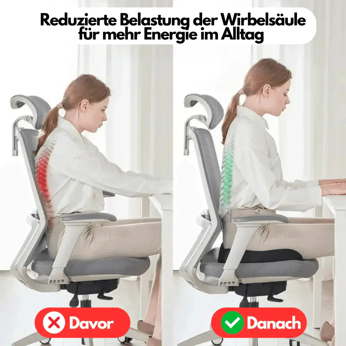 Orthopedic 4D Support Seat Cushion