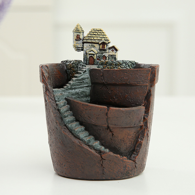 Mini Bonsai Plant Pot – Decorative Succulent Container for Micro Gardens and Landscapes