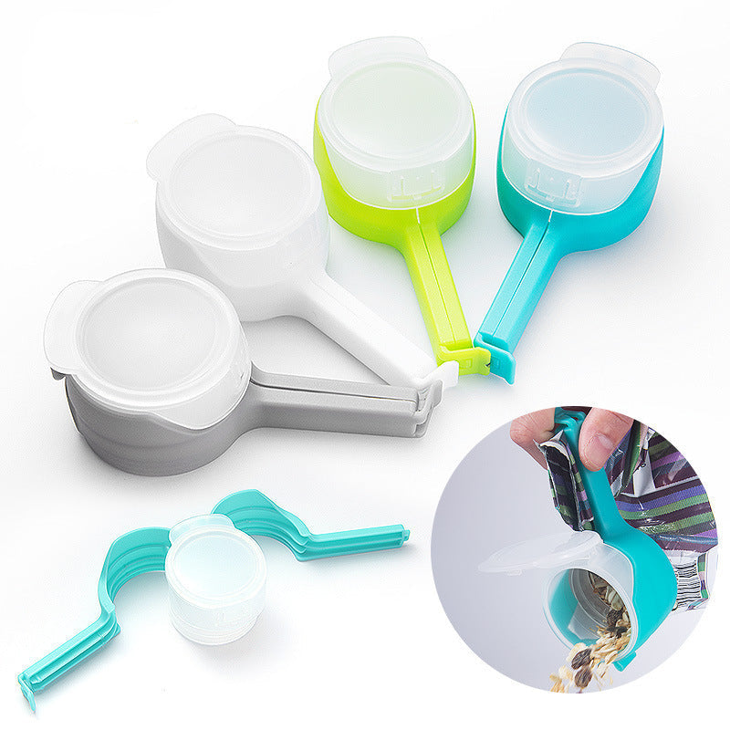 Multi-Function Bag Sealing Clips With Built-in Pour Spout – Set Of 3