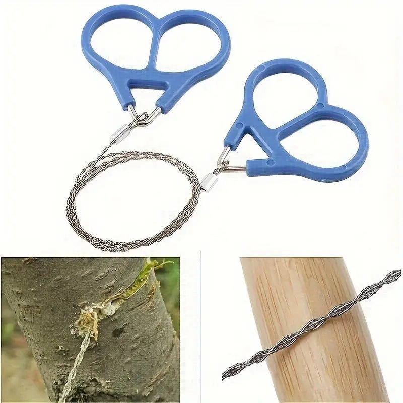 Compact Outdoor Wire Saw – Portable Tool for Gardening and Wilderness Adventures