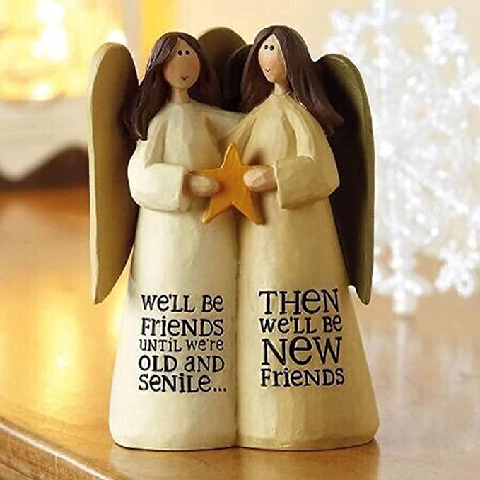 Enchanted Friendship - Figurine With Uplifting Quote