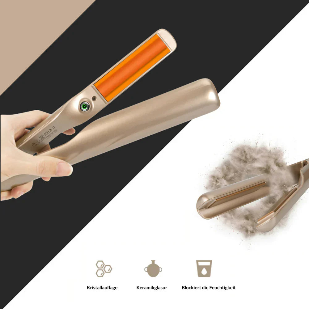 Kayshair 2-in-1 Straightener & Curler for Effortless Styling