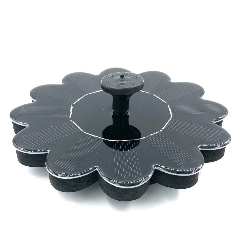 Solar-Powered Garden Fountain – Flower-Shaped Water Feature for Ponds and Pools
