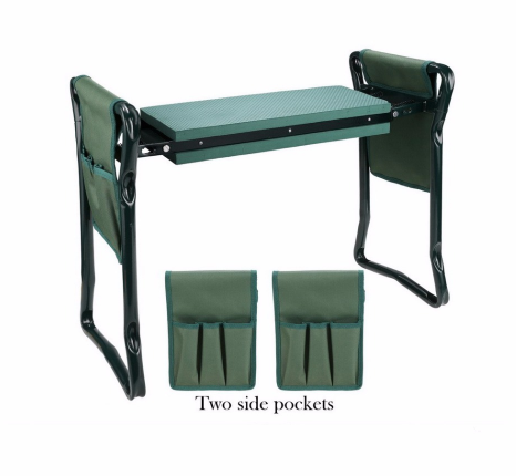 Portable Garden Seat with Storage Bag – Foldable Workbench for Gardening Tasks