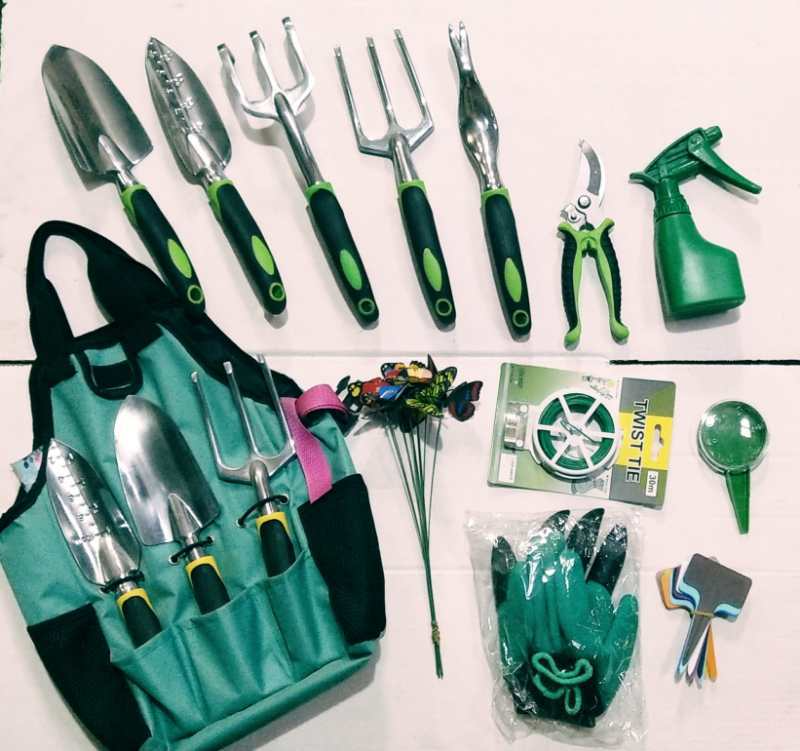 Complete Gardening Kit with Carrying Bag – Essential Tools for Plant Care and Outdoor Gardening