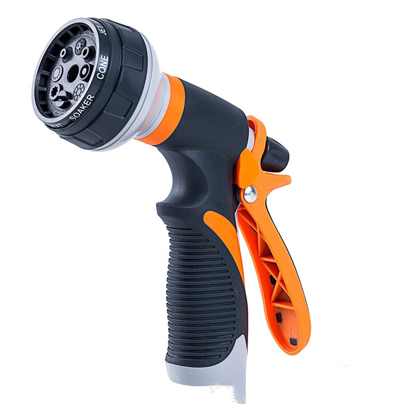 9-Pattern Garden Hose Nozzle – Adjustable Spray Gun for Efficient Watering
