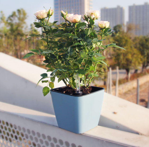 Self-Watering Flower Pot with Built-In Irrigation System – Indoor and Outdoor Planter for Easy Plant Care