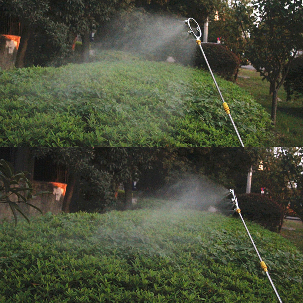High-Pressure Stainless Steel Multi-Nozzle Sprayer - Efficient Garden Irrigation Attachment