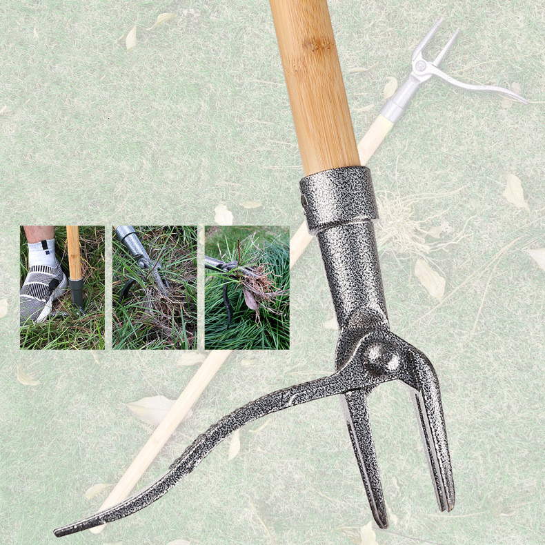 4-Claw Weed Puller - Durable Iron Garden Tool for Efficient Root Removal