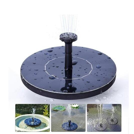 Solar-Powered Water Fountain Pump – Bubbling Fountain with Solar Panel