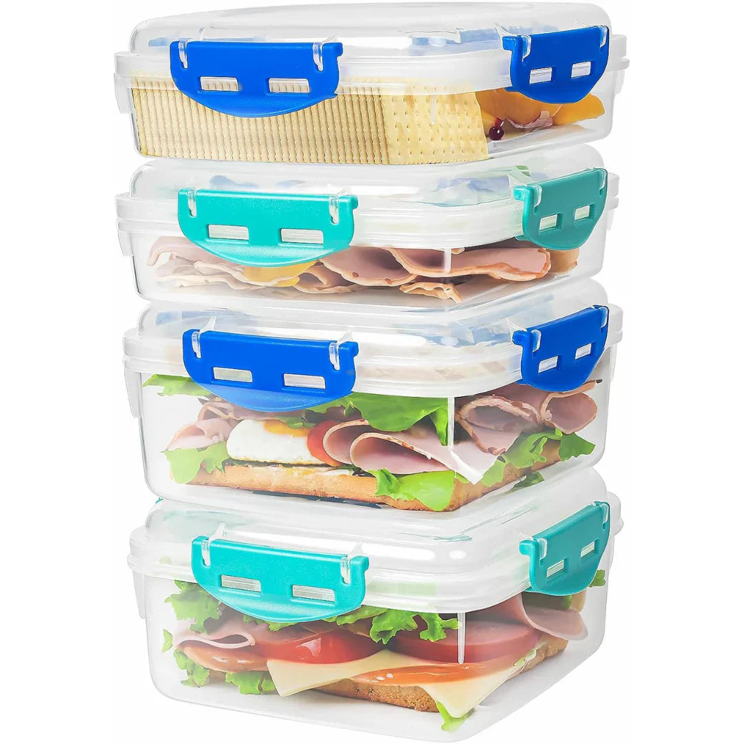 Leak-proof Food Storage Containers (Set of 4)