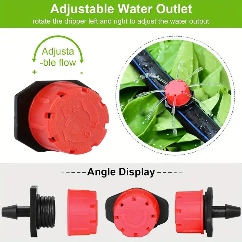 Customizable Garden Drip Irrigation Nozzle – Adjustable Spray Head for Efficient Watering Systems