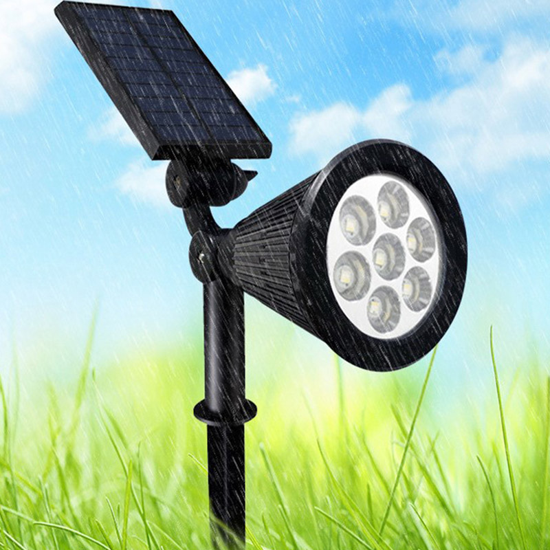 Outdoor Solar Spotlights – LED Landscape Lighting for Gardens and Patios