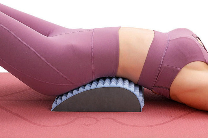 Ergonomic Back Stretching Roller for Spinal Alignment and Pain Relief