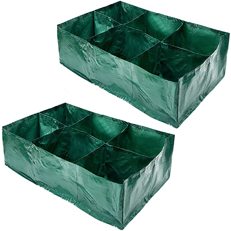 Multi-Compartment Planting Bag - Durable Garden Organizer for Herbs and Plants