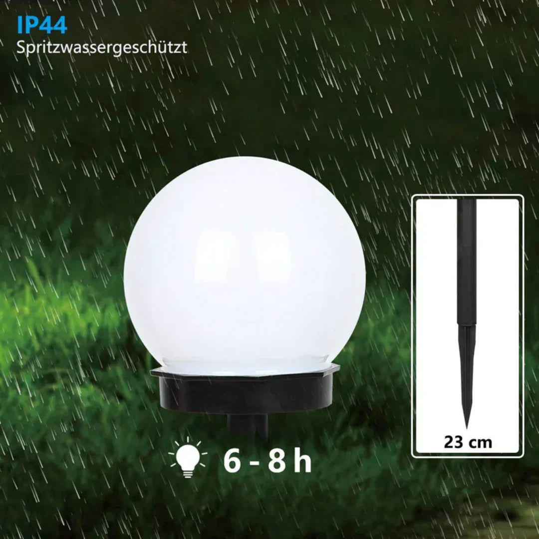 Set of 3 Waterproof LED Solar Garden Lights
