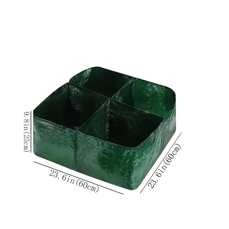 Multi-Compartment Planting Bag - Durable Garden Organizer for Herbs and Plants