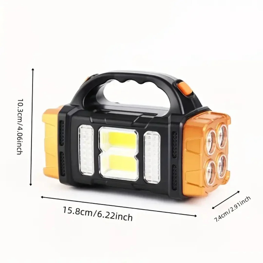 3-in-1 Emergency Flashlight with USB Charging and Convenient Carrying Handle