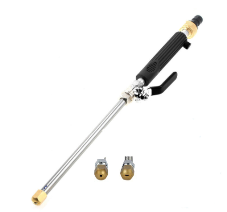 Adjustable High-Pressure Water Spray Nozzle for Car – Ergonomic Handle for Easy Control