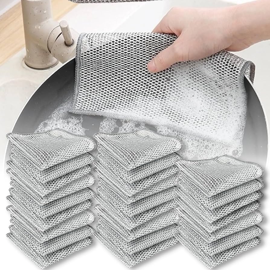 Silver-Infused Dishwashing Cloths
