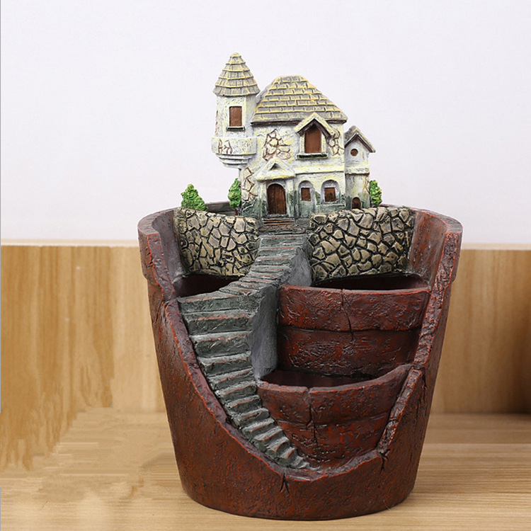 Mini Bonsai Plant Pot – Decorative Succulent Container for Micro Gardens and Landscapes
