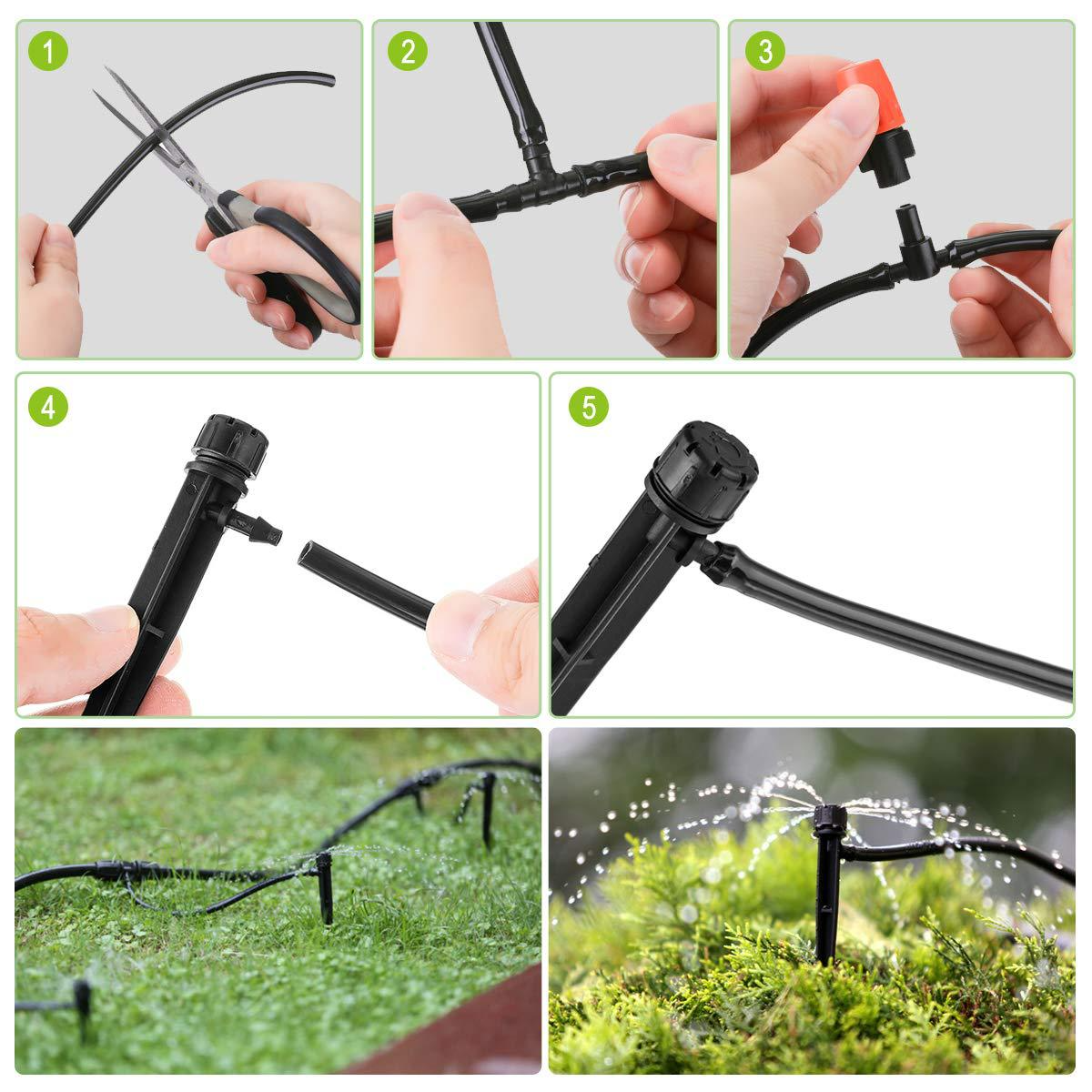 Automatic Drip Irrigation System - Efficient Watering Kit for Garden Plants