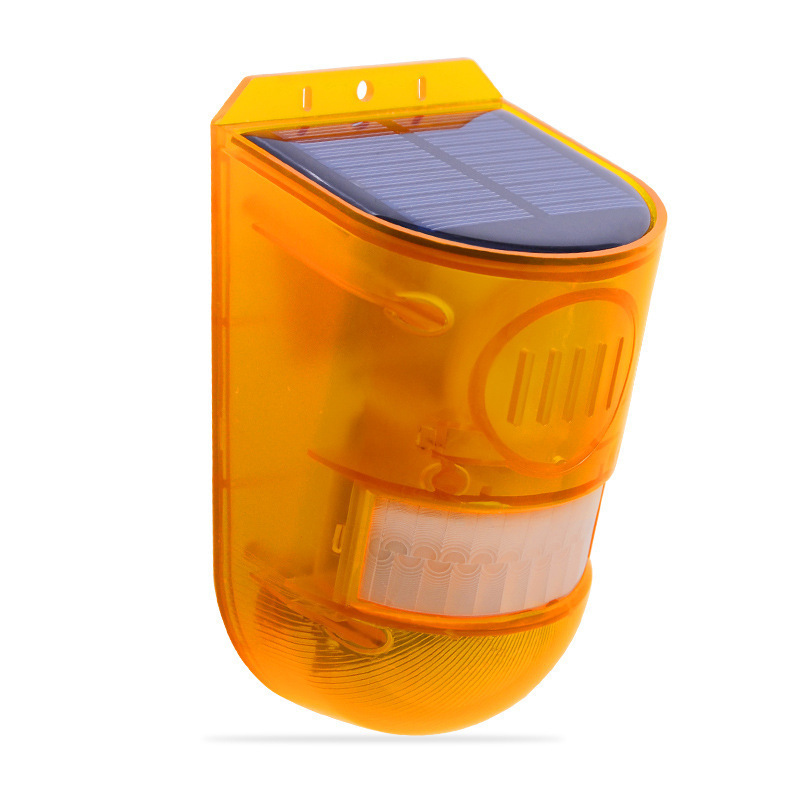 Solar-Powered Animal Repellent with Alarm - Effective Outdoor Animal Control