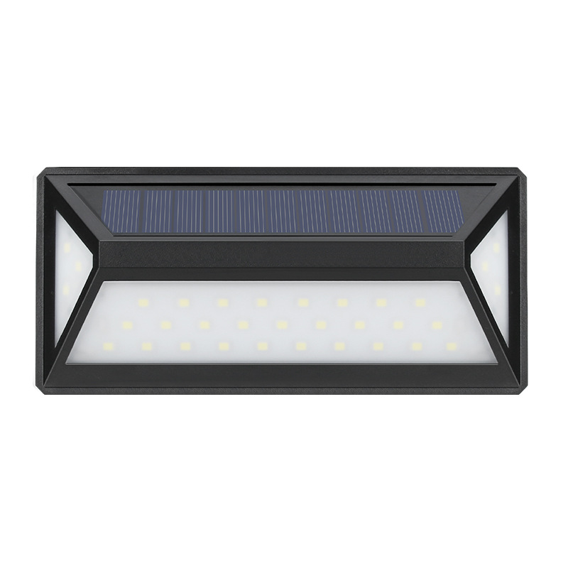 Modern Solar LED Outdoor Wall Light – Waterproof Façade Lighting with Motion Sensor