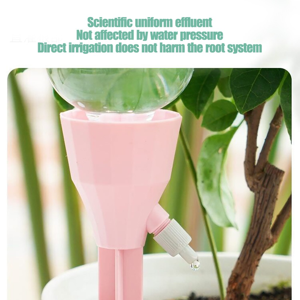 Self-Watering Plant System – Automatic Drip Irrigator with Bottle Attachment for Easy Care
