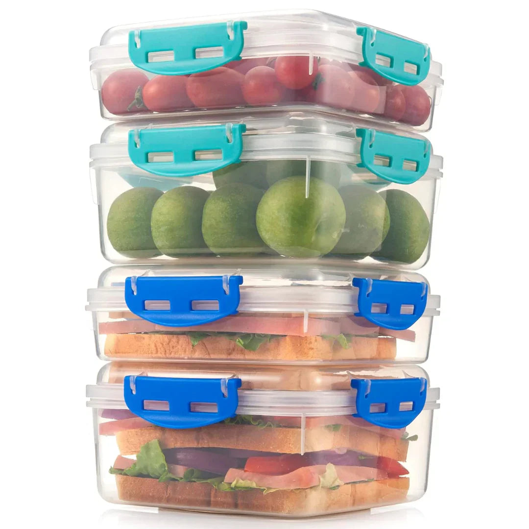 Leak-proof Food Storage Containers (Set of 4)