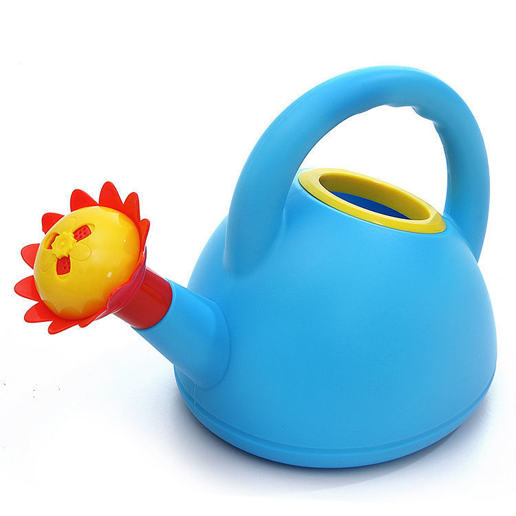 Kids Watering Can with Flower Spout – Colourful Plastic Gardening Tool for Young Gardeners