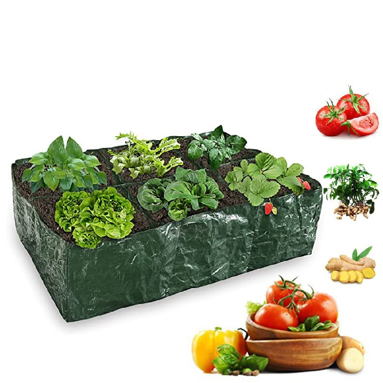 Multi-Compartment Planting Bag - Durable Garden Organizer for Herbs and Plants