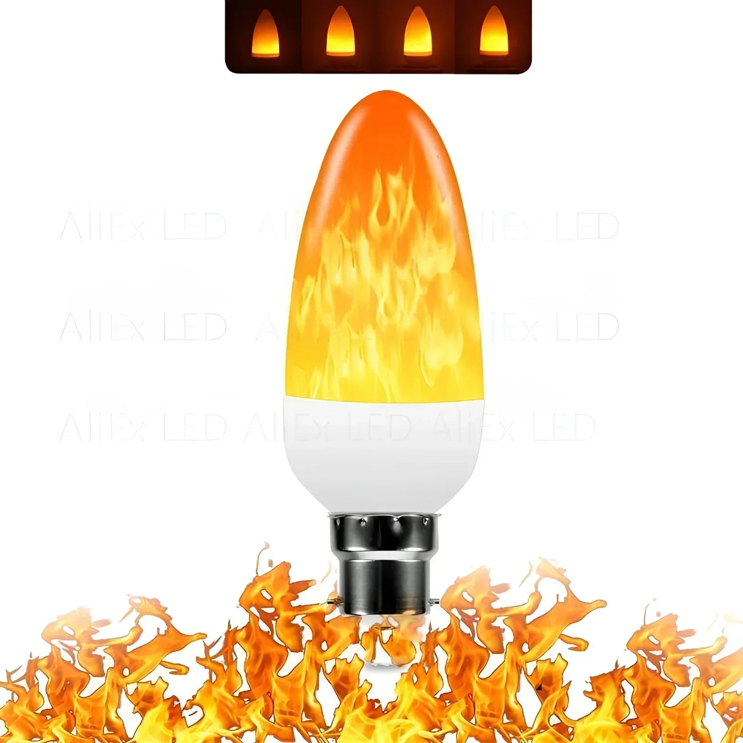 Flame Simulation Light - 9W LED Bulb With Realistic Flickering Flame Effect