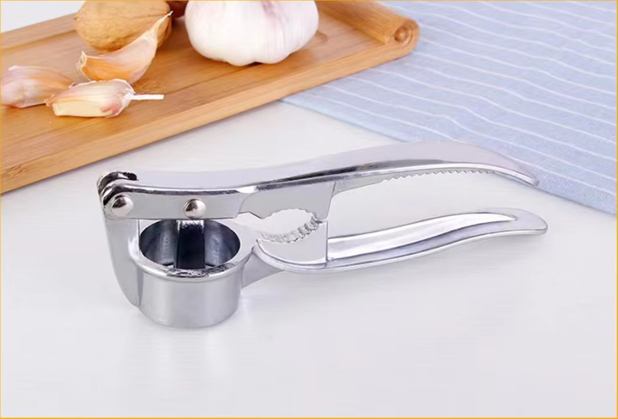 Stainless Steel Garlic Press Crusher