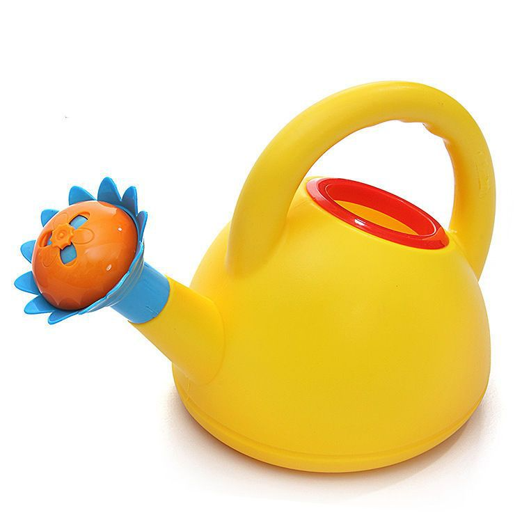 Kids Watering Can with Flower Spout – Colourful Plastic Gardening Tool for Young Gardeners