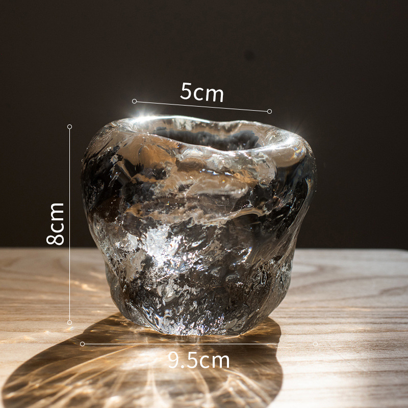 Clear Glass Tealight Holder – Elegant Candle Holder for Soft and Cosy Lighting