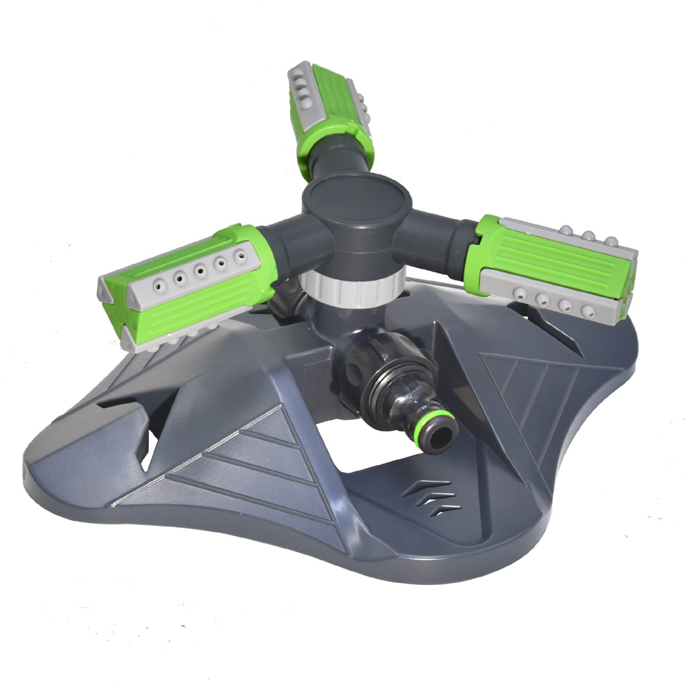 360° Rotating Garden Sprinkler – Multi-Nozzle Irrigation System for Lawns and Gardens