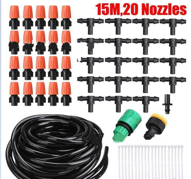 Automatic Drip Irrigation System - Efficient Watering Kit for Garden Plants