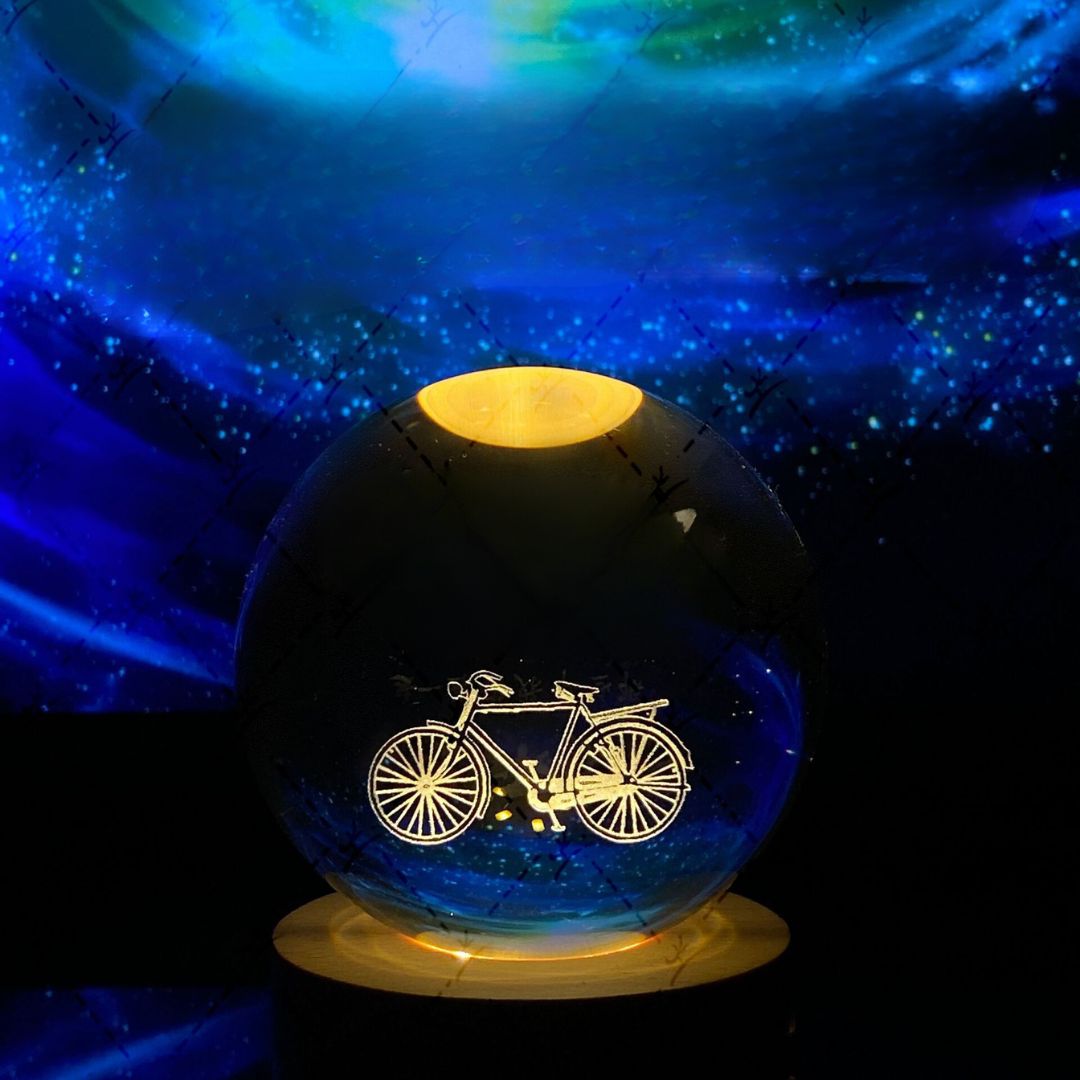 Glowing Moon Crystal Sphere