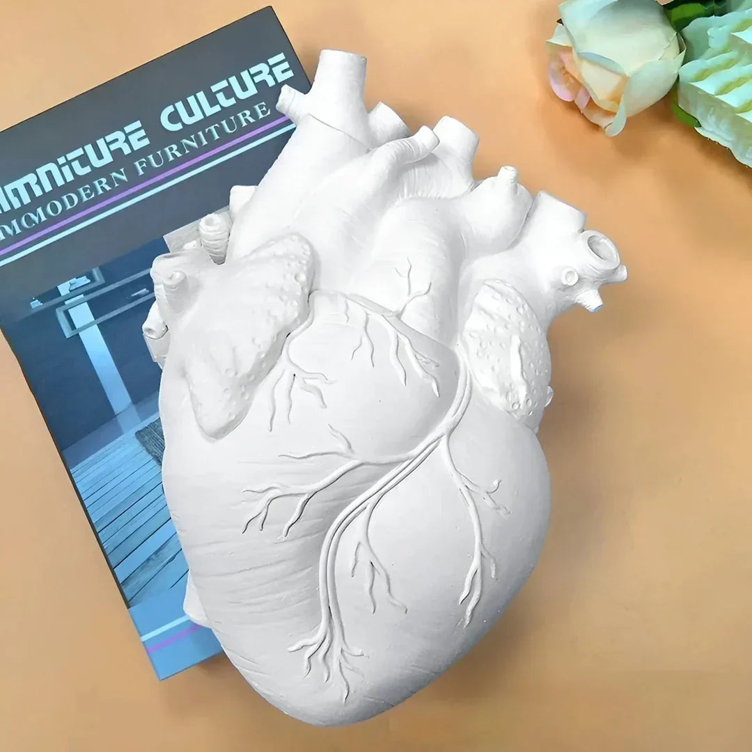 Classical Heart-Shaped Vase