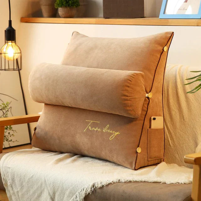 Contoured Wedge Back Support Pillow
