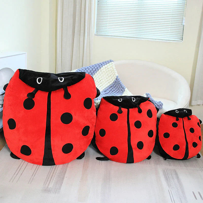 Adorable Ladybug Plush Cushion