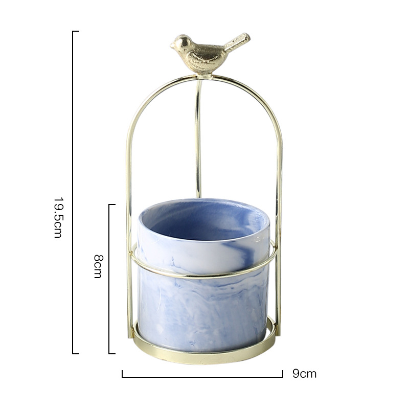 Decorative Bird-Themed Flower Pots for Elegant Home and Garden Display