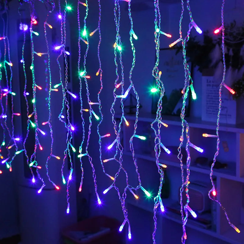 Enchanting LED Icicle String Lights