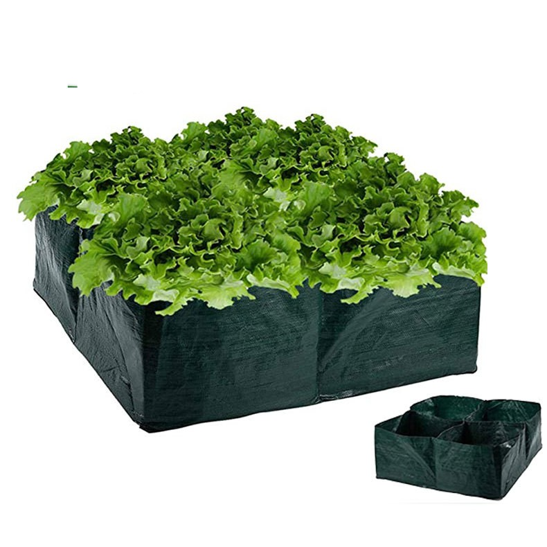 Multi-Compartment Planting Bag - Durable Garden Organizer for Herbs and Plants