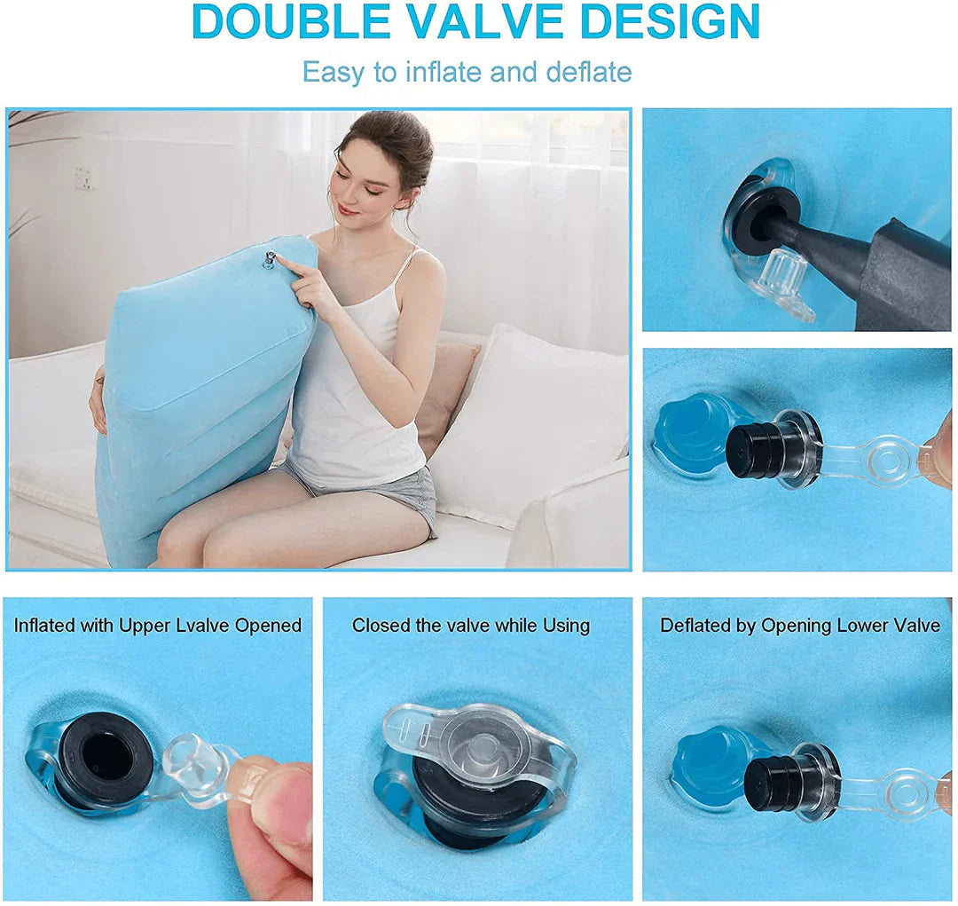 Inflatable Leg Elevation Pillow