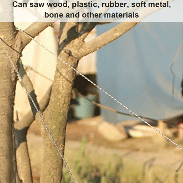 Compact Outdoor Wire Saw – Portable Tool for Gardening and Wilderness Adventures