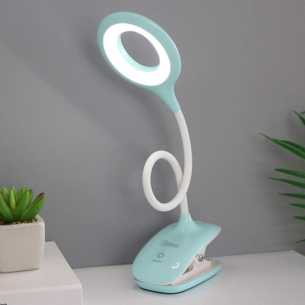 Rechargeable LED Desk Lamp with Clip – Adjustable Study and Home Office Lighting